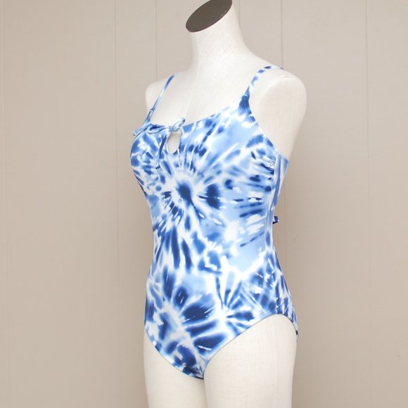 Beach Betty By Miracle Brands Tie Dye Swimsuit SMALL - Picture 2 of 8